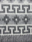 Tumi Alpaca Wool Blanket 52X63 Gray Throw Southwestern Aztec Fringed Peru. Fixed Price $49.99.