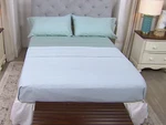 Concierge Collection 100% Cotton Sheet And Blanket Set - Twin, Mint Msrp $90. Fixed Price $39.99.