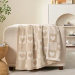 Snuggle Sac Heart Checkered Throw Blanket For Women,love Blanke.... Fixed Price $40.22.