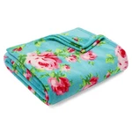 Betsey Johnson Bouquet Day Ultra-soft Plush Bed Blanket, Turquoise, Oversized. Fixed Price $84.12.
