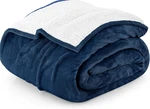 Utopia Bedding Sherpa Blanket Queen 90X90 Navy Soft Reversible Plush Fleece Th. Fixed Price $25.99.