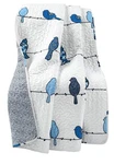 Lush Decor Rowley Birds Reversible Blanket, 50" X 60" L, Navy - Throw.... Fixed Price $64.02.
