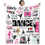 Blanket Gifts For Girls Women Soft Cozy Flannel Dancers Throw B.... Fixed Price $47.17.
