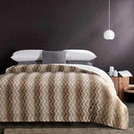 Sandstone Hills Faux Fur Soft Luxury Filled King Size Sherpa Bed Blanket 87"X95". Fixed Price $99.95.