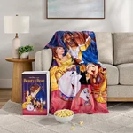 Disney Classic Vhs Boxed Silk Touch Throw Blanket 50" 70" Beauty And The Beast. Fixed Price $55.99.