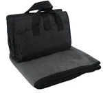 Fleece/nylon Picnic Blanket Cinder Gray New 50 X 60. Fixed Price $13.99.