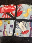 Vera Bradley Seafood Boil Throw Blanket 80 X 50 Nwt Viral Tik Tok. Fixed Price $78.00.