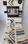 Pendleton Designer Throw Blanket For Two 60" X 80" Reversible Oversized Cream. Fixed Price $89.00.