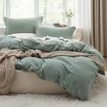 Bedsure Sage Green California King Duvet Cover - Soft Prewashed Duve.... Fixed Price $45.92.