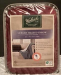 Woolrich Oversized Faux Mink & Barber Electric Heated Throw Blanket 60 X70. Fixed Price $95.00.