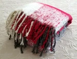 Pottery Barn Mohair Plaid Throw Ultra Soft & Cuddly Nwot #4. Fixed Price $59.00.