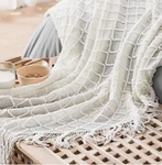 Bedsure Acrylic Throw Blanket White 50 60 New In Box. Fixed Price $19.95.
