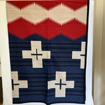 Pendleton Brave Star Wool Blanket 64 X80" Twin Beaver State New Red/ White/ Blue. Fixed Price $229.99.