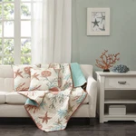 Madison Park Pebble Beach Oversized Cotton Quilted Throw 50X70. Fixed Price $165.16.