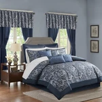 Madison Park Essentials Brystol 24 Piece Room Comforter All Season Bedding-set. Fixed Price $149.99.
