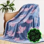 Geulay Twin Size Axolotl Blanket For Bed & Couch, Cute Cozy Home Room Decor F.... Fixed Price $51.43.