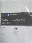 Sleep Number Smart Classics King Blanket Ivory Color New Old Stock Style Tag. Fixed Price $89.00.