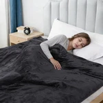 Electric Heated Blanket Full Size 72"X84" Durable Throw Soft Plush Bedroom New. Fixed Price $49.39.