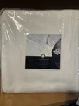 Macy's Hotel Collection Full / Queen Blanket White 100% Ring Spun Cotton Nip. Fixed Price $49.95.