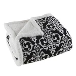 Reversible Fleece Blanket 50-INCH X 60-INCH Machine-washable Sherpa Throw Co. Fixed Price $33.14.