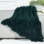 Gonaap Fuzzy Faux Fur Throw Blanket Dark Teal Super Soft Cozy Plush Sha.... Fixed Price $41.21.