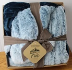 Berkshire Blanket Northern Fur Throw 50X70 Dark Teal New. Fixed Price $28.99.