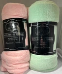 Signature Hotel Collection Shiny Velvet Throw 50" X 60" - Choose Color!. Fixed Price $15.95.