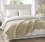 Madison Park Luxe Quilted Throw Blanket Cotton Filled Spread Ultra Soft 60X72. Fixed Price $49.00.