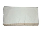 Vintage Northern Chatham Acrylic Polyester Blanket Throw Satin Binding Cream. Fixed Price $25.00.