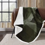 Throw Blanket, Brushed Fleece & Plush Sherpa Bedding, For Couch Bed.... Fixed Price $34.99.