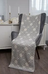 Saol Irish Celtic Novelty Knot Soft Wool Blend Throw Aran Blanket 69" X 44". Fixed Price $72.90.