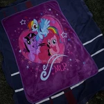 Hasbro 2015 My Little Pony Fleece Purple Blanket Friendly Ponies Friends Pink. Fixed Price $44.99.