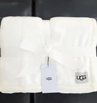 New 100% Authentic Ugg Home Collection Soft Duffield Throw Ii Blanket Cream. Fixed Price $83.30.