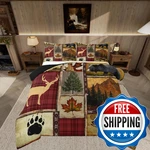 Feelyou Bear Kids Comforter Set Queen Size Wild Animal Hunting Bedding. Fixed Price $42.02.