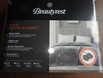Beautyrest Heated Plush Secure Comfort Blanket- Queen Teal 90 INX84. Fixed Price $70.00.