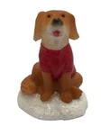 Kohls Nicholas Square Christmas Village Dog With Sweater Figurine. Fixed Price $14.99.