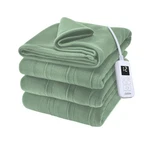 Sunbeam Royal Ultra Fleece Heated Electric Blanket Twin 84"X62" 12 Sage. Fixed Price $81.35.