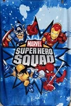 Marvel Comics Superhero Squad Fleece Throw Blanket 50" X 60". Fixed Price $14.49.