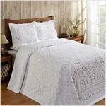 Better Trends King Size 100% Cotton Chenille Coverlet Bedspreads, Soft. Fixed Price $116.30.