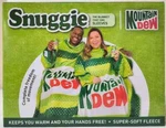Mountain Dew Snuggie Super-soft Fleece Blanket With Sleeves 71"X54" New. Fixed Price $23.99.