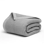 Salt Earth Gots Certified 100% Organic Cotton Throw Blanket, 60" X 80" Waffle.... Fixed Price $76.81.