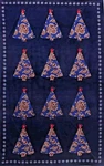 Vera Bradley Throw Blanket Holiday Tree Peacoat 50" X 80" -sealed. Fixed Price $47.36.