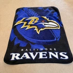 Baltimore Ravens Blanket 48X60 Purple Sherpa Fleece The Northwest Company. Fixed Price $19.99.