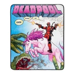 Marvel Comics Deadpool "best Fleece Ever" Raschel Throw Blanket 50 X 60 Inches. Fixed Price $19.99.