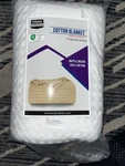 Utopia Bedding Cotton Blanket Queen Size 90X90 Inches Waffle Weave. Fixed Price $28.99.