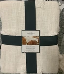 Threshold Global Tufted Throw Blanket With Tassels Ivory (60 X 80 ). Fixed Price $29.19.