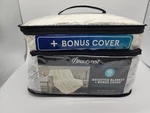 Beautyrest Black Weighted 15 Lbs Blanket & Cover 48" X 72" -new Ivory Color. Fixed Price $39.99.