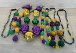 Mardi Gras New Orleans Collectors Signature Light Up Bead Throw Package Set Of 6. Fixed Price $24.99.
