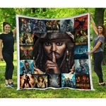 Pirates Of The Caribbean Quilt, Jack Sparrow Blanket. Fixed Price $99.95.