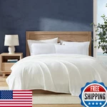 Nautica King Plush Fleece Blanket Oeko-tex Solid White Ultra-soft Bedding. Fixed Price $79.09.